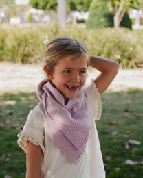 Echarpe mousseline enfant • Mauve