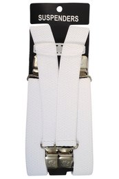 Bretelle, 130 cm, elastiche. bianco