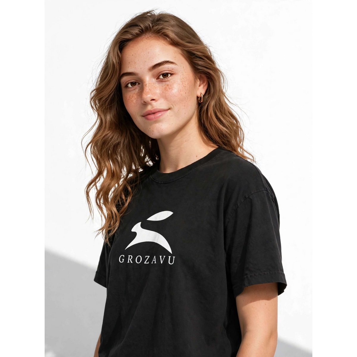 Stückgefärbtes, übergroßes T-Shirt – 220 g/m²