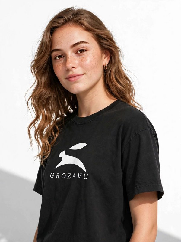 Stückgefärbtes, übergroßes T-Shirt – 220 g/m²