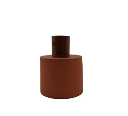 Terra Säulenvase – handgefertigte Keramikvase aus rotem Ton (16,5 cm)