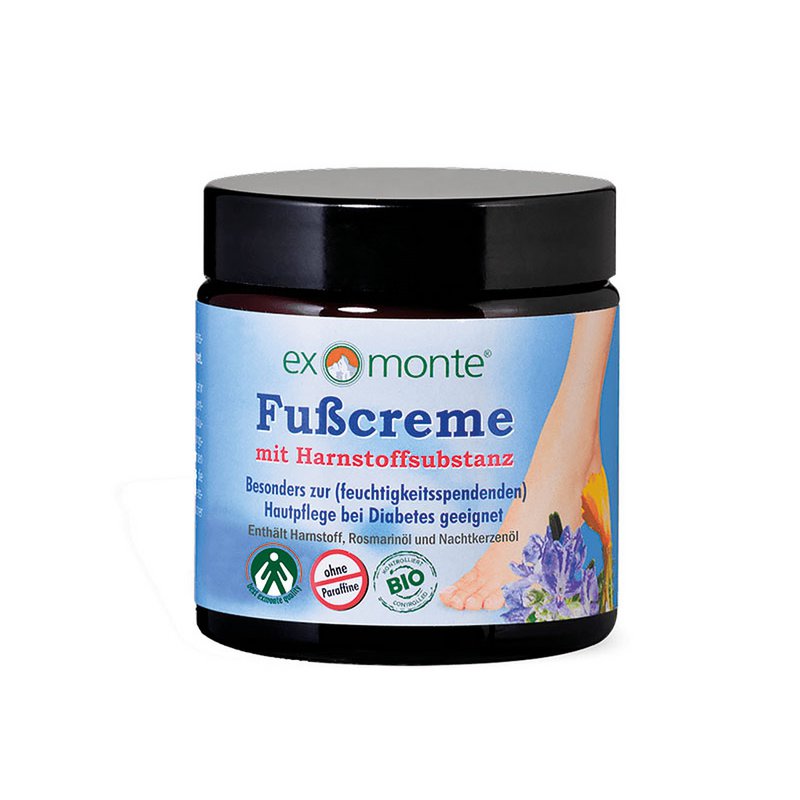 Foot cream in the glass gas pockets, 100ml