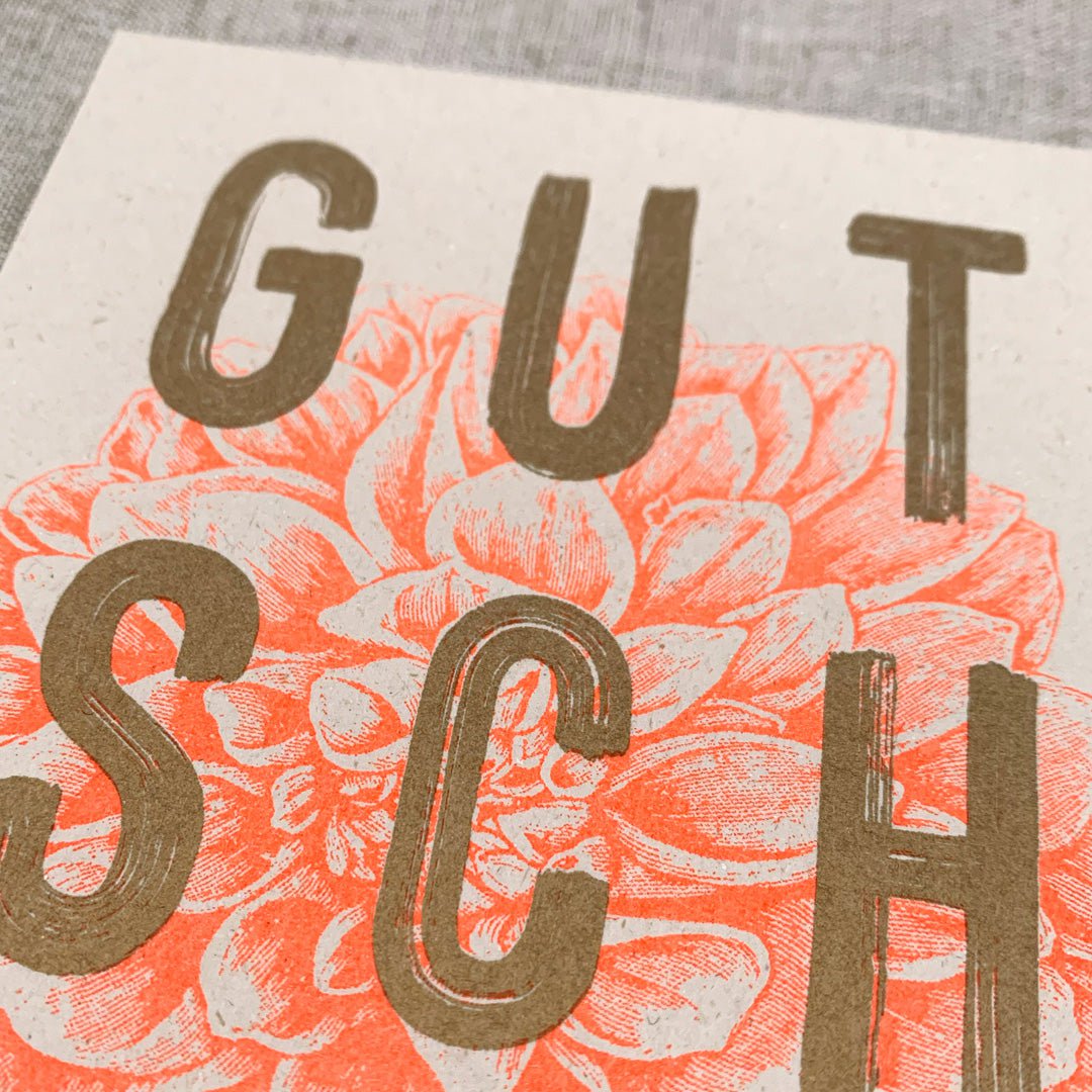 Ansichtkaart / typfout / voucher / Eco-papier