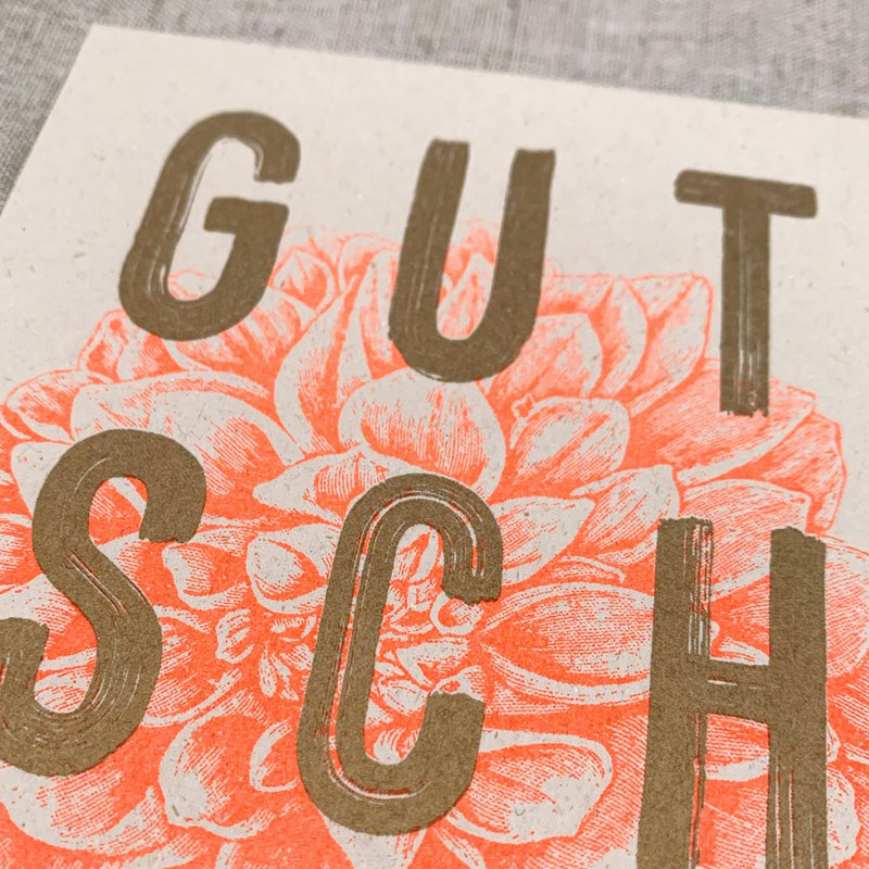 Ansichtkaart / typfout / voucher / Eco-papier
