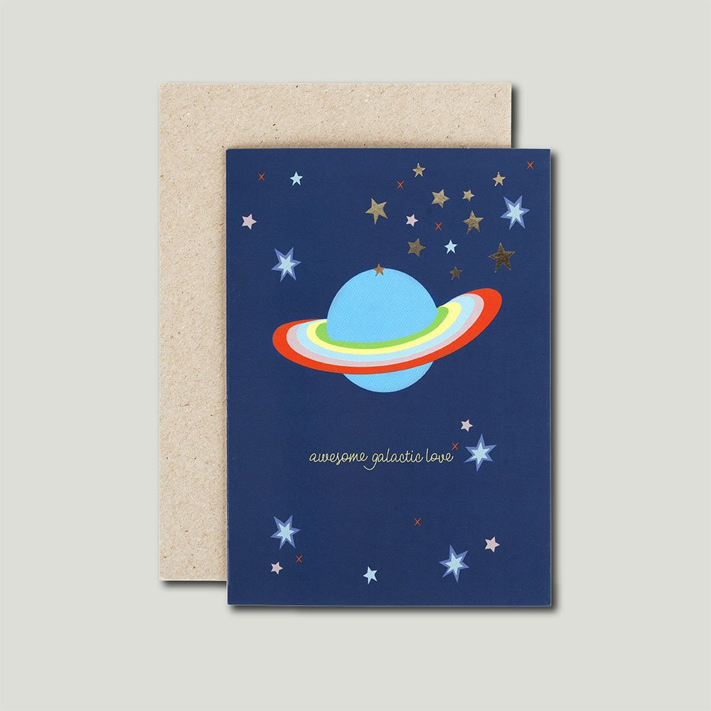 Kaart - awesome galactic love