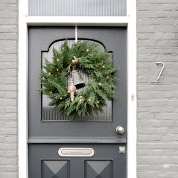 Kerstkrans Cipres Ø45 cm