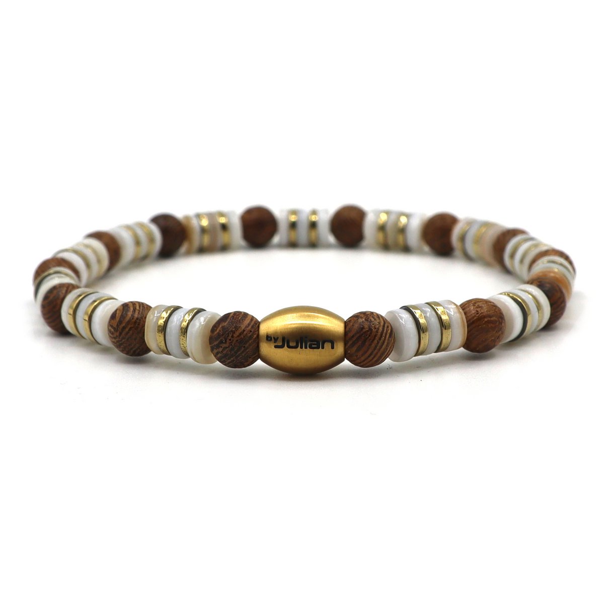 Enam Tiga naturel (zilver of goud)