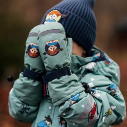 Tuta invernale Pippi Calzelunghe Grigio/Verde