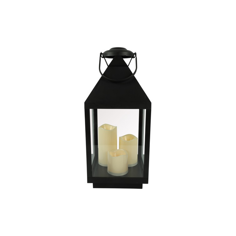 LED Lantaarn 3x Toulon S zwa