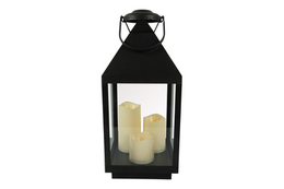 LED Lantaarn 3x Toulon S zwa