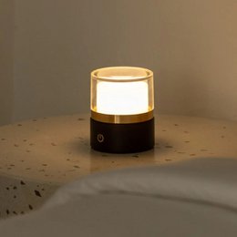 Leo Dark Brown Rechargeable Lamp