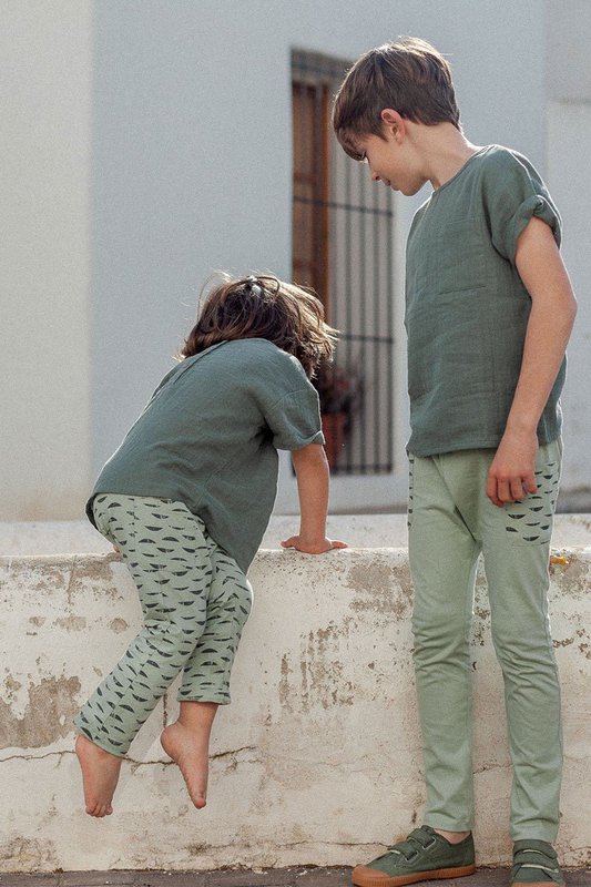 Edel grüne Hose