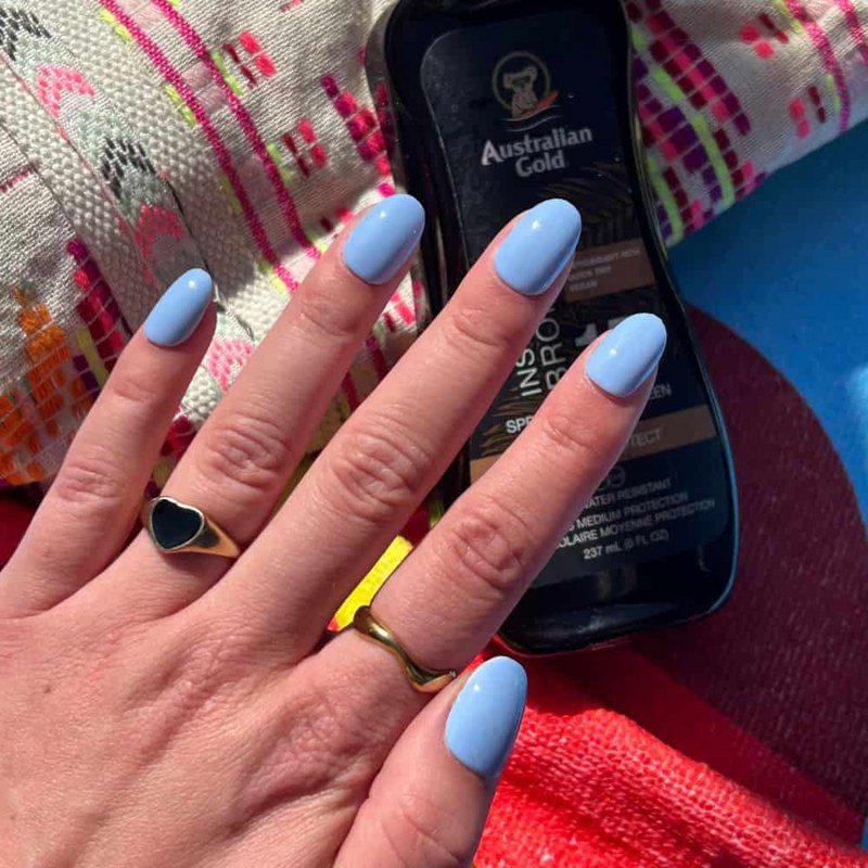 Gelzz Soft Gel Press On Baby Blue (75)