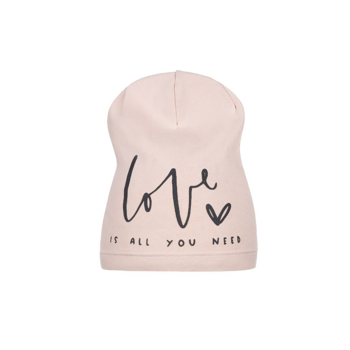 LOVE POWDER PINK girls' beanie hat