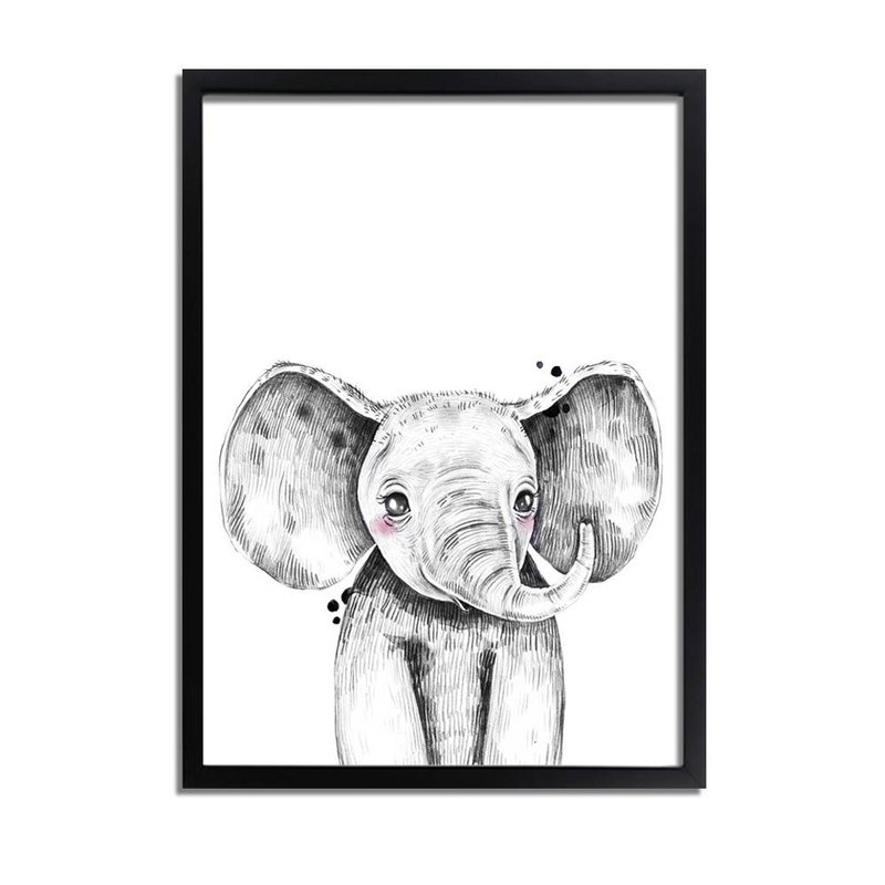 Olifant Kinderkamerposter