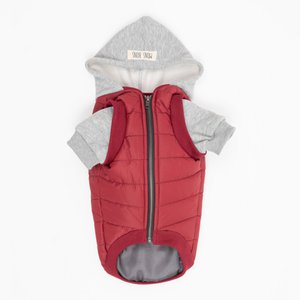 Mons Bons Waterproof Puffer Jacket - Red