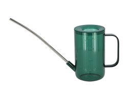 Rippenwässerung kann - 22 cm - Kunststoff mit Edelstahlauslauf - grau