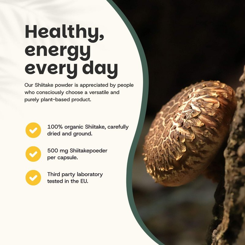 Shiitake Powder Organic -  60 Grams