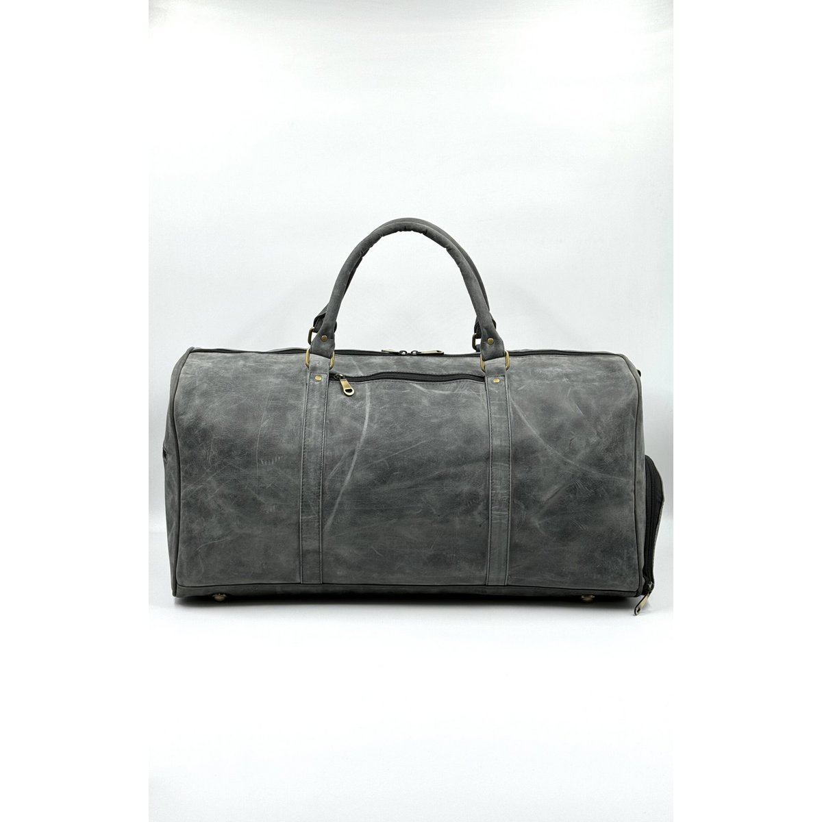 Ręcznie robiona skórzana torba podróżna „Hunter” – Artisan 56 cm „Expedition” z dedykowaną przegrodą na buty
