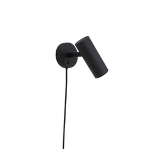 Paris Wall Lamp - Steel, Black - 15x10x22 cm