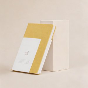 Linnen A5 Hardcover Notitieboek – Gestippelde Pagina’s – 256 Pagina’s