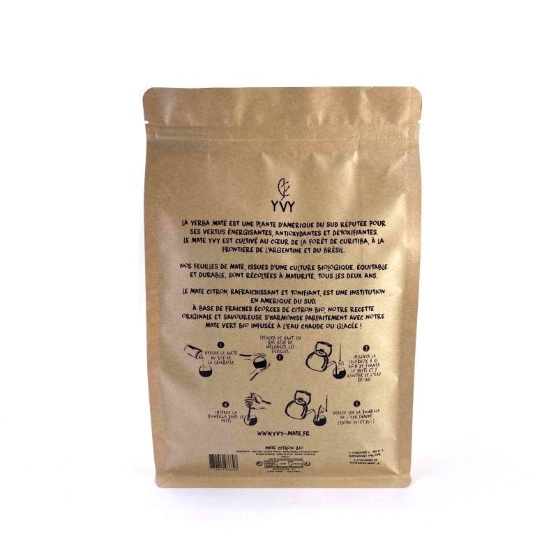 Organic Lemon Mate - Ekologiczny wkład 500g mate