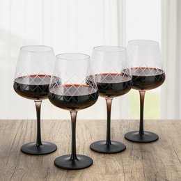 Red wine glasses Crystaluna 4er Set 480 ml