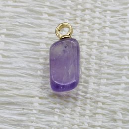 Colgante de piedra preciosa trapezoidal