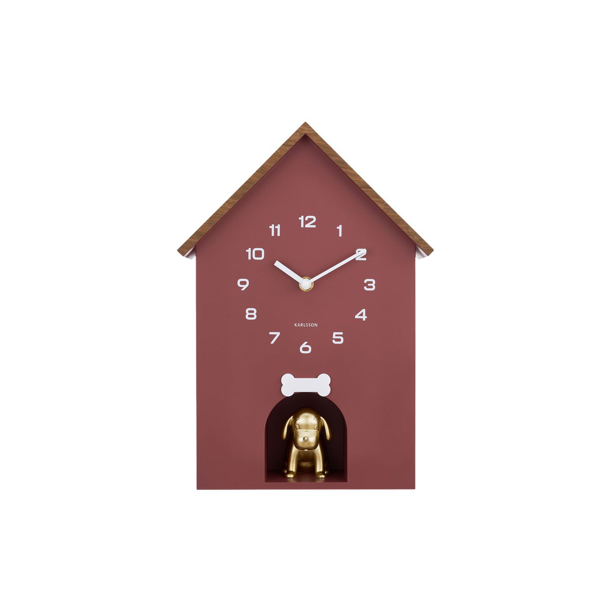Wanduhr Hundehütte
