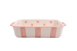 Pink Small Dish Stars 30,1x18,4x6,3 cm Rose Isabelle