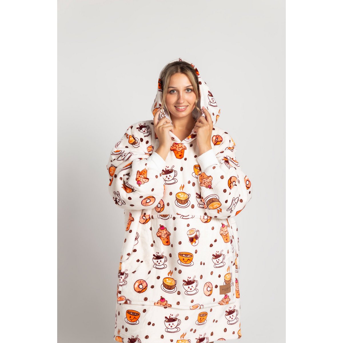 Vitapur - Hoodie blanket + socks - Coffee time