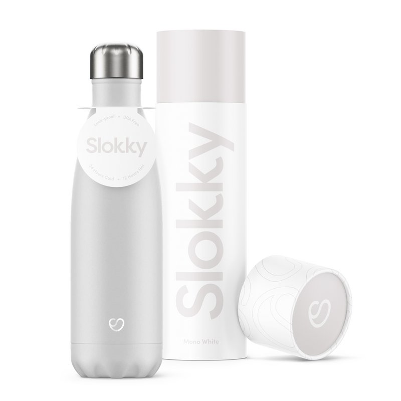 Slokky Mono White Bottle - 500ml