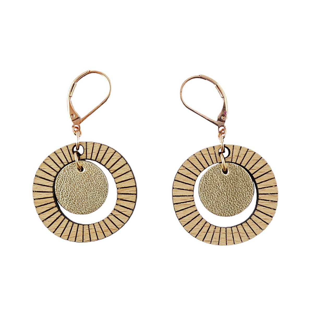 Boucles d'oreilles BULLE or