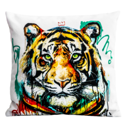 Cojín de terciopelo Tigger III de Vincent Richeux