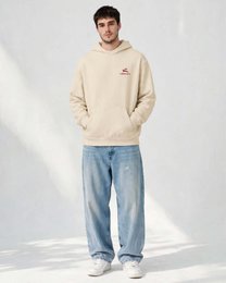 Übergroßer Hoodie – Mill-Dyed, 340 g/m²