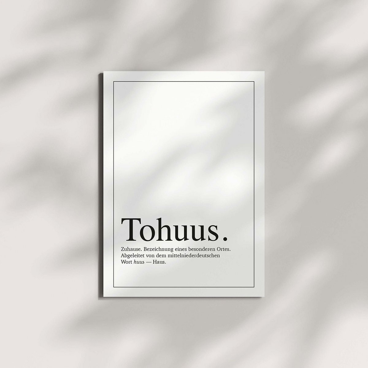 DEFINIZIONE DI TOHUUS POSTCARD