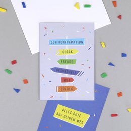 Panneau de carte de confirmation Joshua