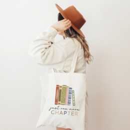 Livres en sac en tissu "One more Chapter" - lecture de sac à provisions