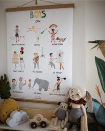 Poster „Boys can“ A3
