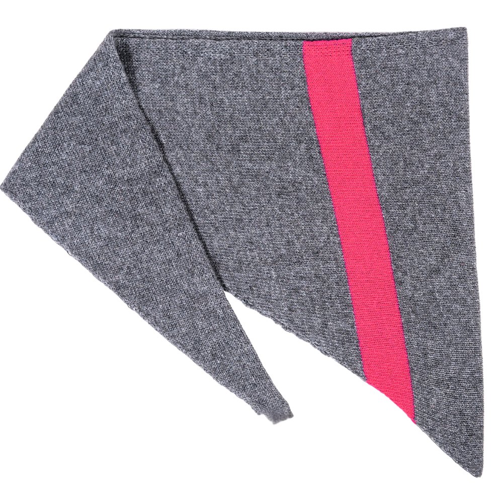 écharpe grey/fuschia