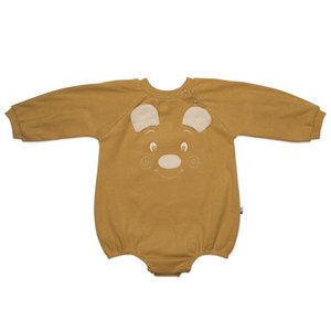 Oversize Strampler BOHO TEDDY Senf Größe M