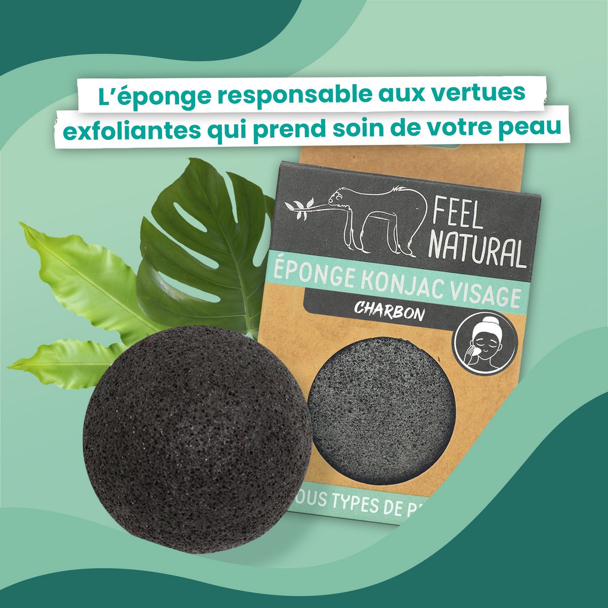 100% natuurlijke Konjac Face Konjac