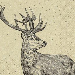 Proud Deer Recycled Tissue Lunch Napkins