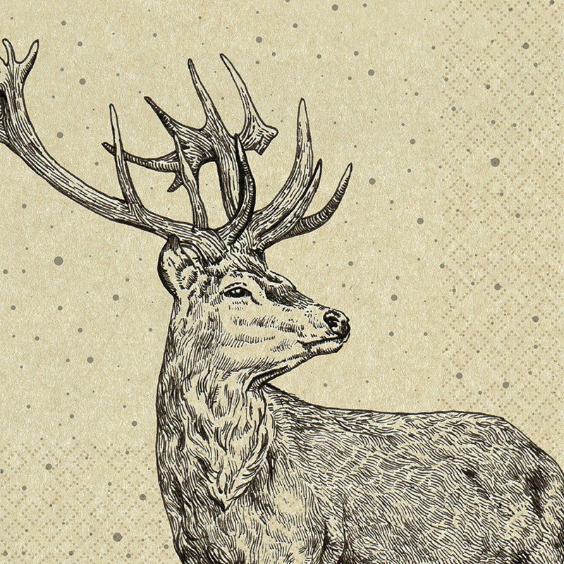 Proud Deer Recycled Tissue Lunch Napkins