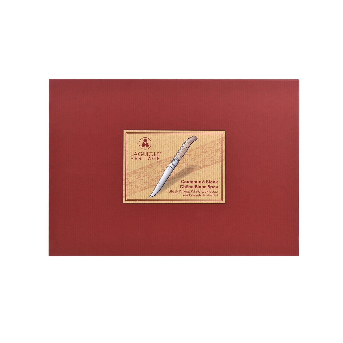 LAGUIOLE HERITAGE, Set of 6 Steak Knives