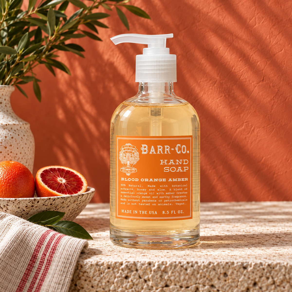 Barr-Co Soap Shop Blood Orange Liquid Savon