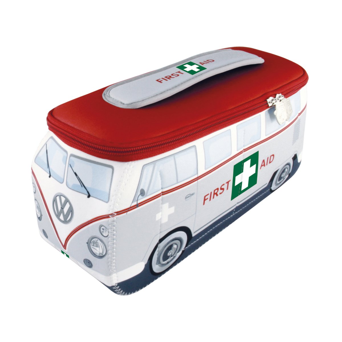 Volkswagen VW T1 Bus 3D Neoprene Universal Bag - Small - First Aid/Grey