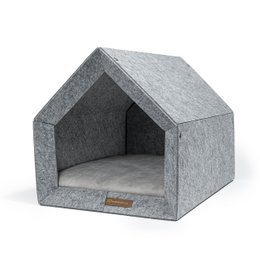 Pethome Perfektes Haus für einen Hund und eine Katze - hellgrau/recycelt