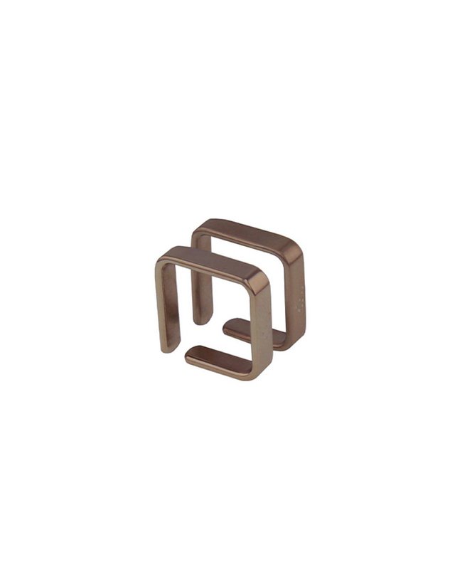 SQUARE fine woman ring