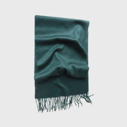 Fin vævet - 100% cashmere vævet tørklæde med frynser